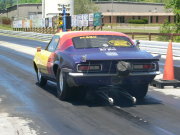 CAMARO Drag Car launching